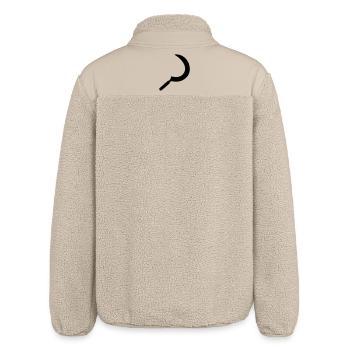 Image de l’ombre de faucille - Veste sherpa unisexe coupe décontractée Stanley/Stella - beige - Dos