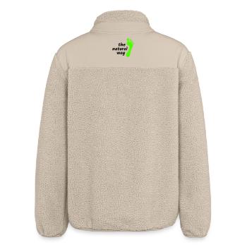Barefoot - The Natural Way 2023 - Relaxed Fit Unisex Sherpa Jacket by Stanley/Stella - beige - Back