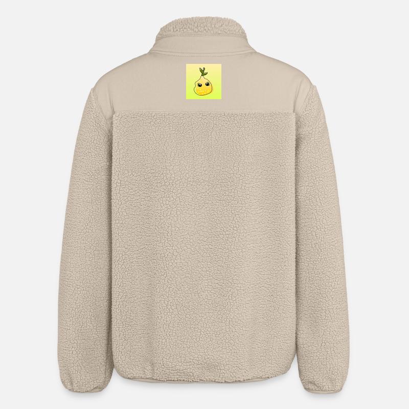 Citron citron mad - Stanley/Stella unisex sherpajakke afslappet pasform - beige
