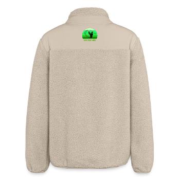 golf, golfeur, fan de golf - Veste sherpa unisexe coupe décontractée Stanley/Stella - beige - Dos