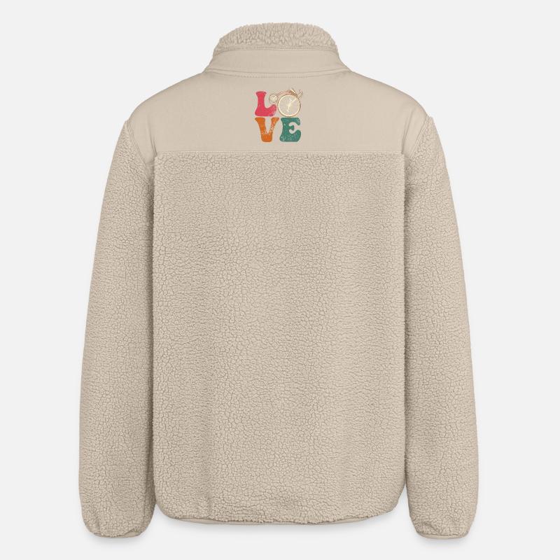 L’amour sur roues - Veste sherpa unisexe coupe décontractée Stanley/Stella - beige