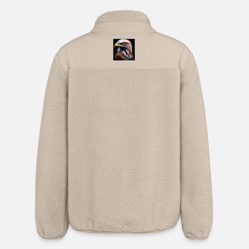 Eagle - Relaxed Fit Unisex Sherpa Jacket by Stanley/Stella - beige