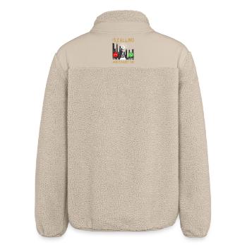 5G-Signal City-Dilemma - Relaxed Fit Unisex Sherpajacke von Stanley/Stella - Beige - Hinten