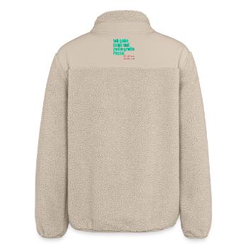 Abschiedsgeschenk Pensionärin Lehrerin Große Pause - Relaxed Fit Unisex Sherpajacke von Stanley/Stella - Beige - Hinten