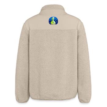 Compsognate en amour - Veste sherpa unisexe coupe décontractée Stanley/Stella - beige - Dos