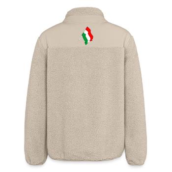 Flagge Ungarn - Relaxed Fit Unisex Sherpajacke von Stanley/Stella - Beige - Hinten