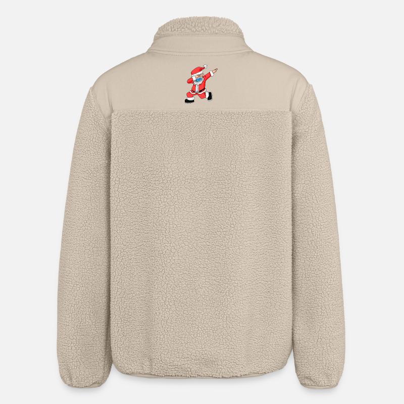 Père Noël Noël - Veste sherpa unisexe coupe décontractée Stanley/Stella - beige