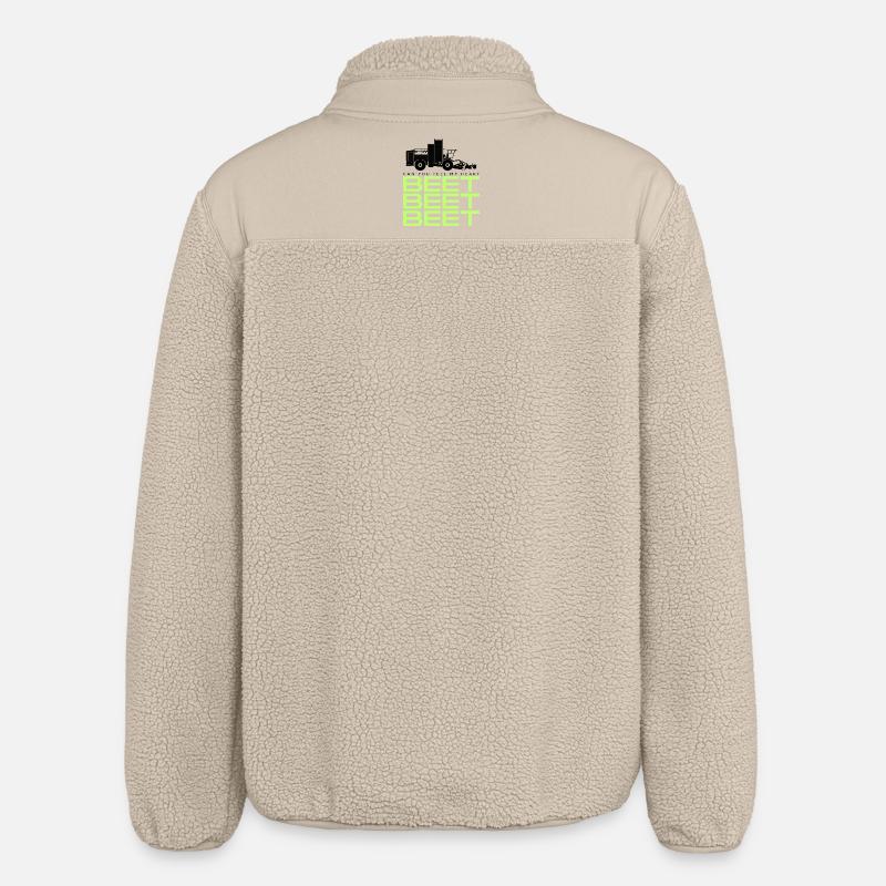 Récolteuse de betteraves Tshirt - Veste sherpa unisexe coupe décontractée Stanley/Stella - beige