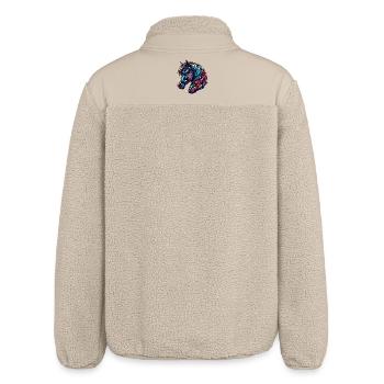 Cheval - Veste sherpa unisexe coupe décontractée Stanley/Stella - beige - Dos