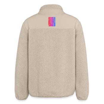 Really weird when you do that with your head - Relaxed Fit Unisex Sherpa Jacket by Stanley/Stella - beige - Back