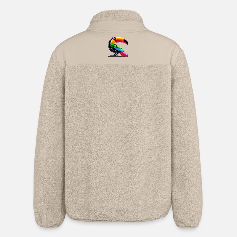 Toucan - Veste sherpa unisexe coupe décontractée Stanley/Stella - beige