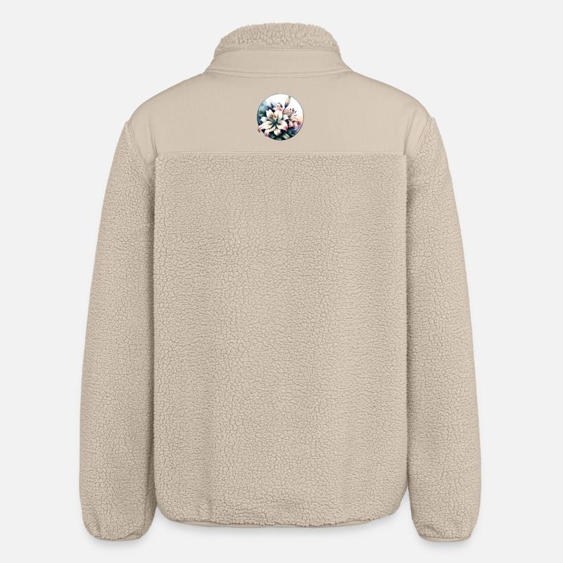 Lys dessinés - Veste sherpa unisexe coupe décontractée Stanley/Stella - beige