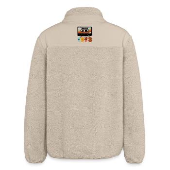 1973 Retro Musikkassette - Relaxed Fit Unisex Sherpajacke von Stanley/Stella - Beige - Hinten