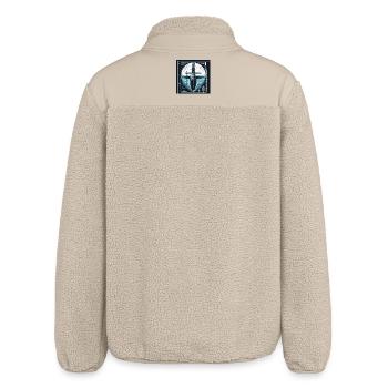 Submarine - Relaxed Fit Unisex Sherpa Jacket by Stanley/Stella - beige - Back