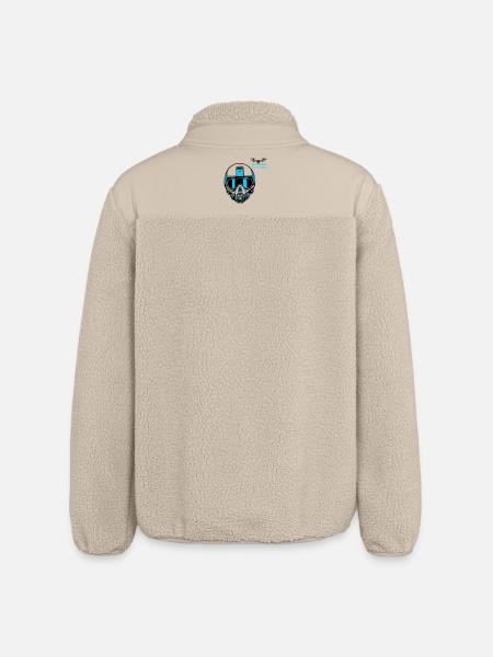 Drohnenpilot 2 - Relaxed Fit Unisex Sherpajacke von Stanley/Stella - Beige