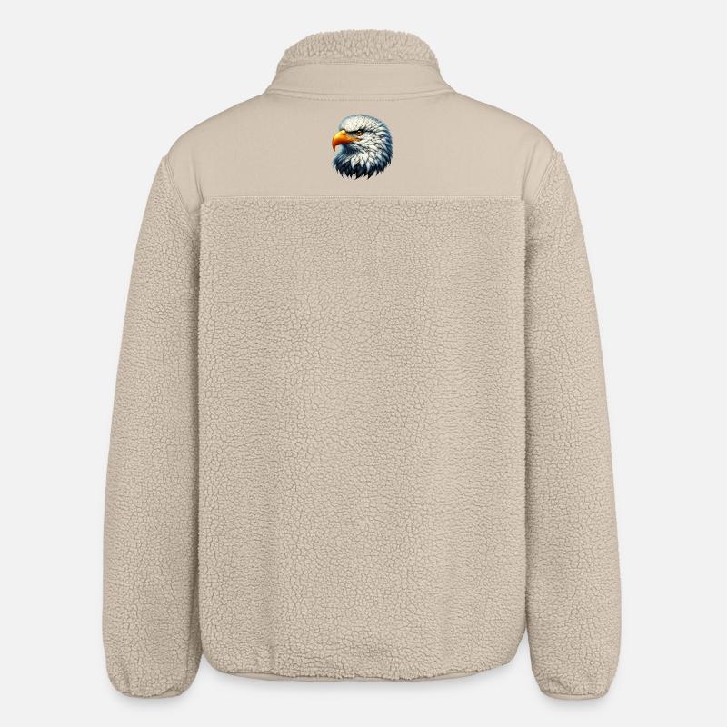 Eagle - Relaxed Fit Unisex Sherpa Jacket by Stanley/Stella - beige