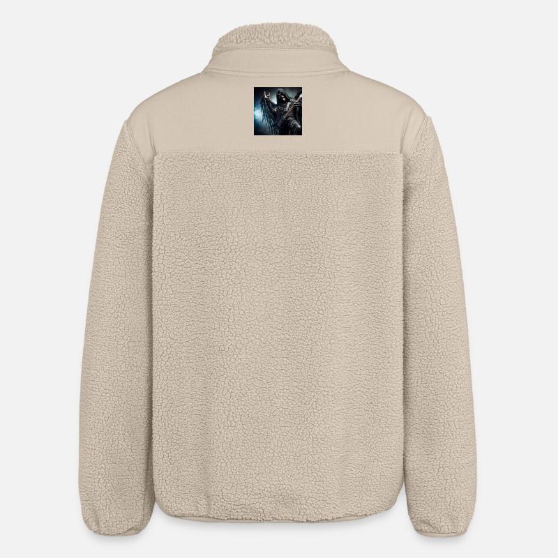 Der Sensenmann ist schwer - Relaxed Fit Unisex Sherpajacke von Stanley/Stella - Beige