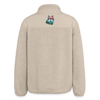 Loup - Veste sherpa unisexe coupe décontractée Stanley/Stella - beige - Dos
