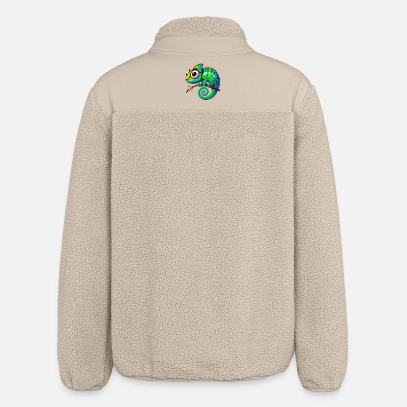 Caméléon - Veste sherpa unisexe coupe décontractée Stanley/Stella - beige