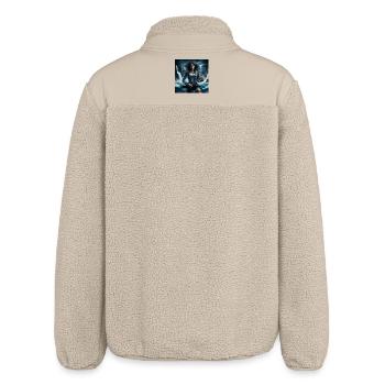 Ocean Metaller, - Relaxed Fit Unisex Sherpa Jacket by Stanley/Stella - beige - Back