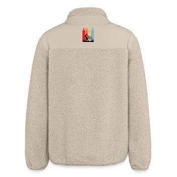 Vintage 1976 - Relaxed Fit Unisex Sherpajacke von Stanley/Stella - Beige - Hinten