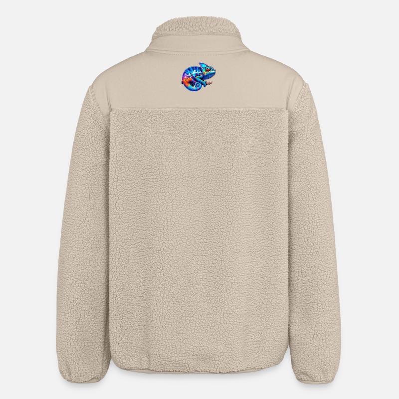 Chameleon - Relaxed Fit Unisex Sherpa Jacket by Stanley/Stella - beige