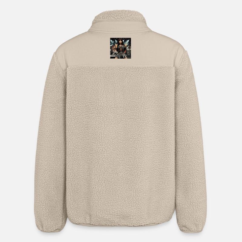 Metalhead devant la scène - Veste sherpa unisexe coupe décontractée Stanley/Stella - beige