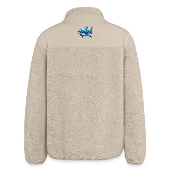 Hai - Relaxed Fit Unisex Sherpajacke von Stanley/Stella - Beige - Hinten