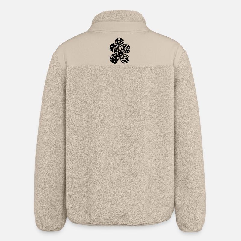Six dice - Relaxed Fit Unisex Sherpa Jacket by Stanley/Stella - beige