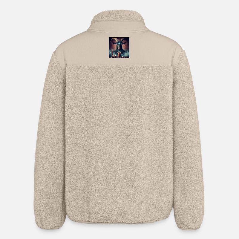Invoquer Satan - Veste sherpa unisexe coupe décontractée Stanley/Stella - beige