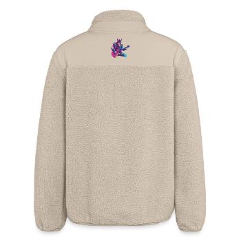 Heavy Viking - Relaxed Fit Unisex Sherpa Jacket by Stanley/Stella - beige - Back