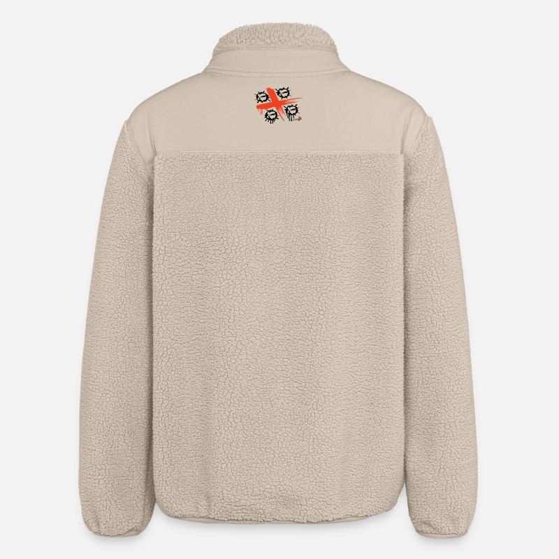 4 Spray Mori - Veste sherpa unisexe coupe décontractée Stanley/Stella - beige