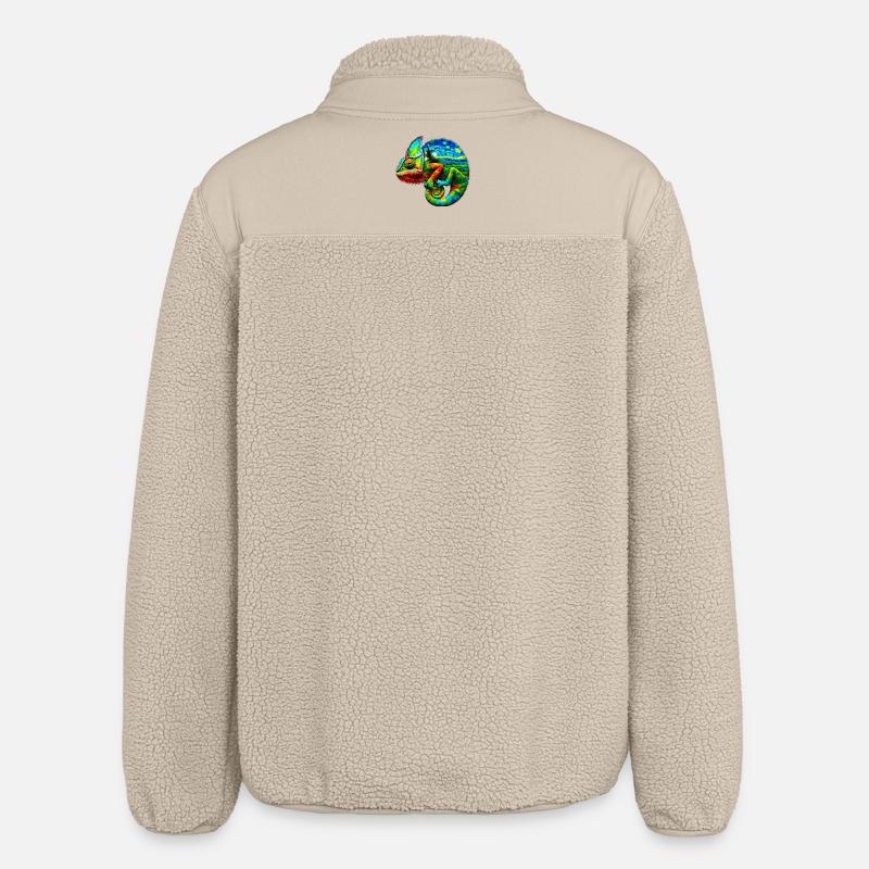 Van Gogh Caméléon - Veste sherpa unisexe coupe décontractée Stanley/Stella - beige