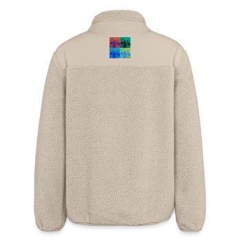 Secret of Moose - Duplex - Relaxed Fit Unisex Sherpajacke von Stanley/Stella - Beige - Hinten