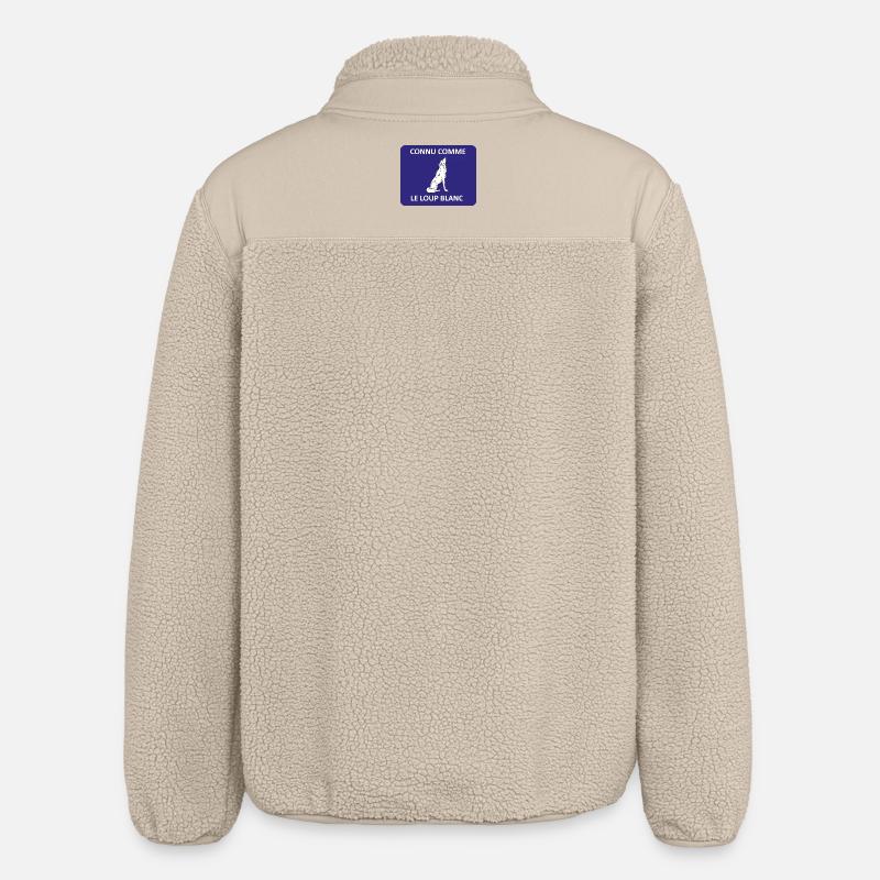 Connu comme le loup blanc - Veste sherpa unisexe coupe décontractée Stanley/Stella - beige