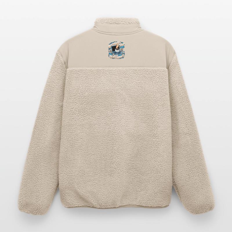 Programmers generate code from coffee Relaxed Fit Unisex Sherpa Jacket by Stanley/Stella