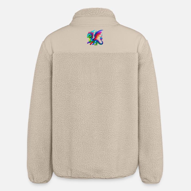 Dragon - Veste sherpa unisexe coupe décontractée Stanley/Stella - beige