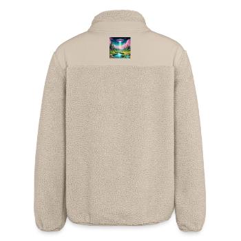 OVNI - Veste sherpa unisexe coupe décontractée Stanley/Stella - beige - Dos