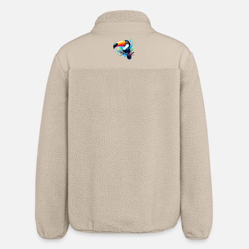 Toucan - Veste sherpa unisexe coupe décontractée Stanley/Stella - beige