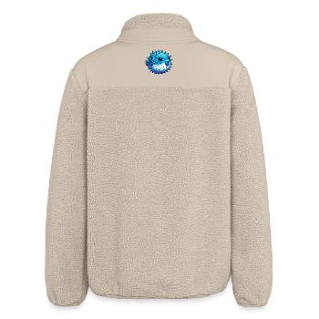 Kugelfisch - Relaxed Fit Unisex Sherpajacke von Stanley/Stella - Beige - Hinten