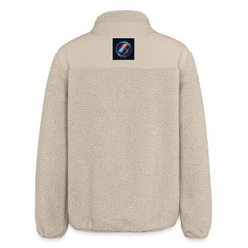 Pille 1 - Relaxed Fit Unisex Sherpajacke von Stanley/Stella - Beige - Hinten