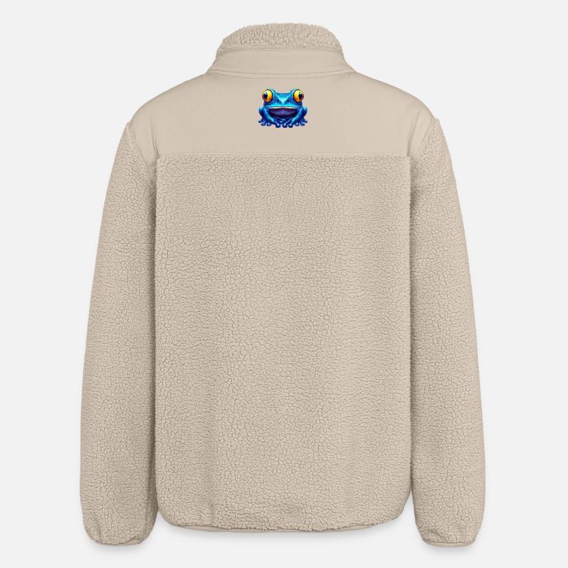 Frosch - Relaxed Fit Unisex Sherpajacke von Stanley/Stella - Beige