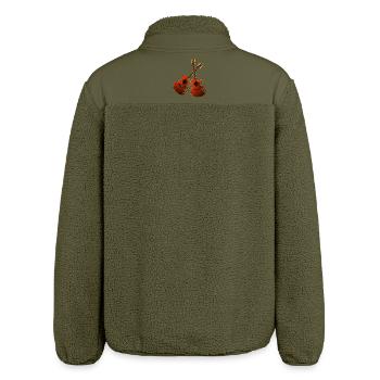 Guitar musician - Relaxed Fit Unisex Sherpa Jacket by Stanley/Stella - khaki - Back