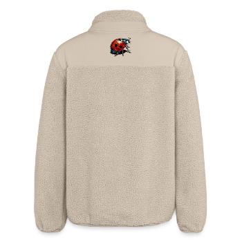 Ladybird - Relaxed Fit Unisex Sherpa Jacket by Stanley/Stella - beige - Back