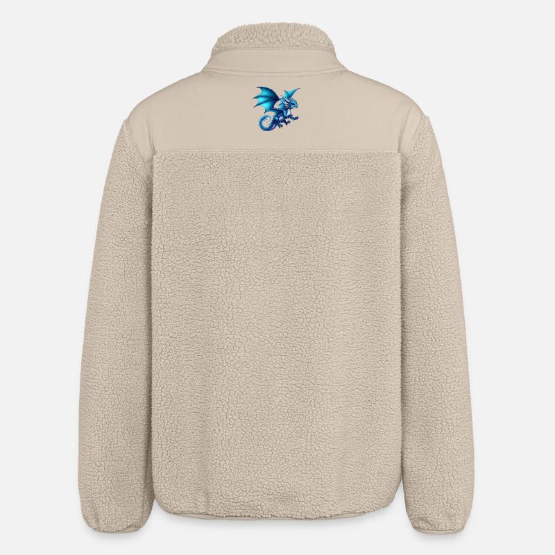 Dragon - Relaxed Fit Unisex Sherpa Jacket by Stanley/Stella - beige