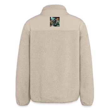Zombie Loo - Relaxed Fit Unisex Sherpa Jacket by Stanley/Stella - beige - Back