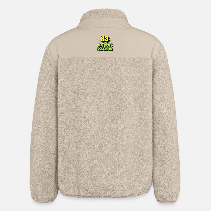 Beschwerdender Var - Relaxed Fit Unisex Sherpajacke von Stanley/Stella - Beige