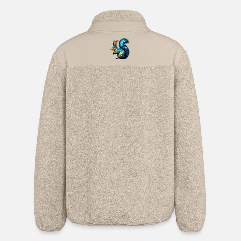 Écureuil - Veste sherpa unisexe coupe décontractée Stanley/Stella - beige