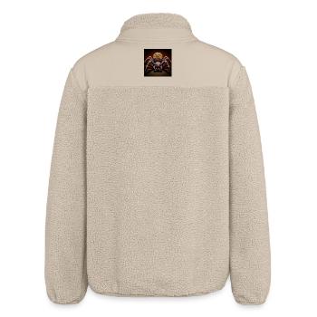 Fangtastisch Halloween Arachnid - Relaxed Fit Unisex Sherpajacke von Stanley/Stella - Beige - Hinten