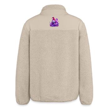 Gnom - Relaxed Fit Unisex Sherpajacke von Stanley/Stella - Beige - Hinten